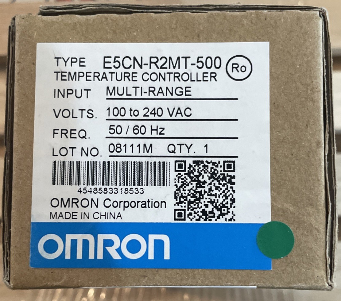New – OMRON E5CN-R2MT-500 Temperature Controller 100-240V AC – 50/60 Hz