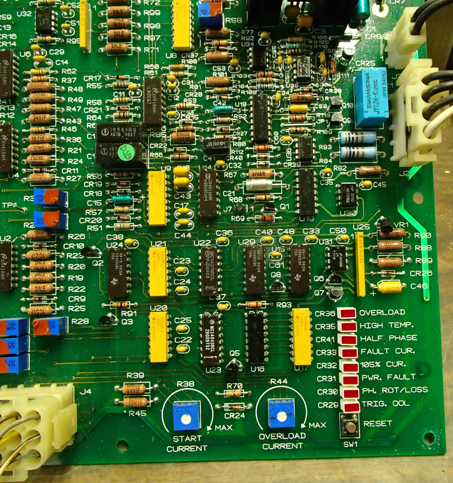 York 031-00936-002 Rev I Logic Control Circuit Board Chiller removedYSCACAS2-CHC