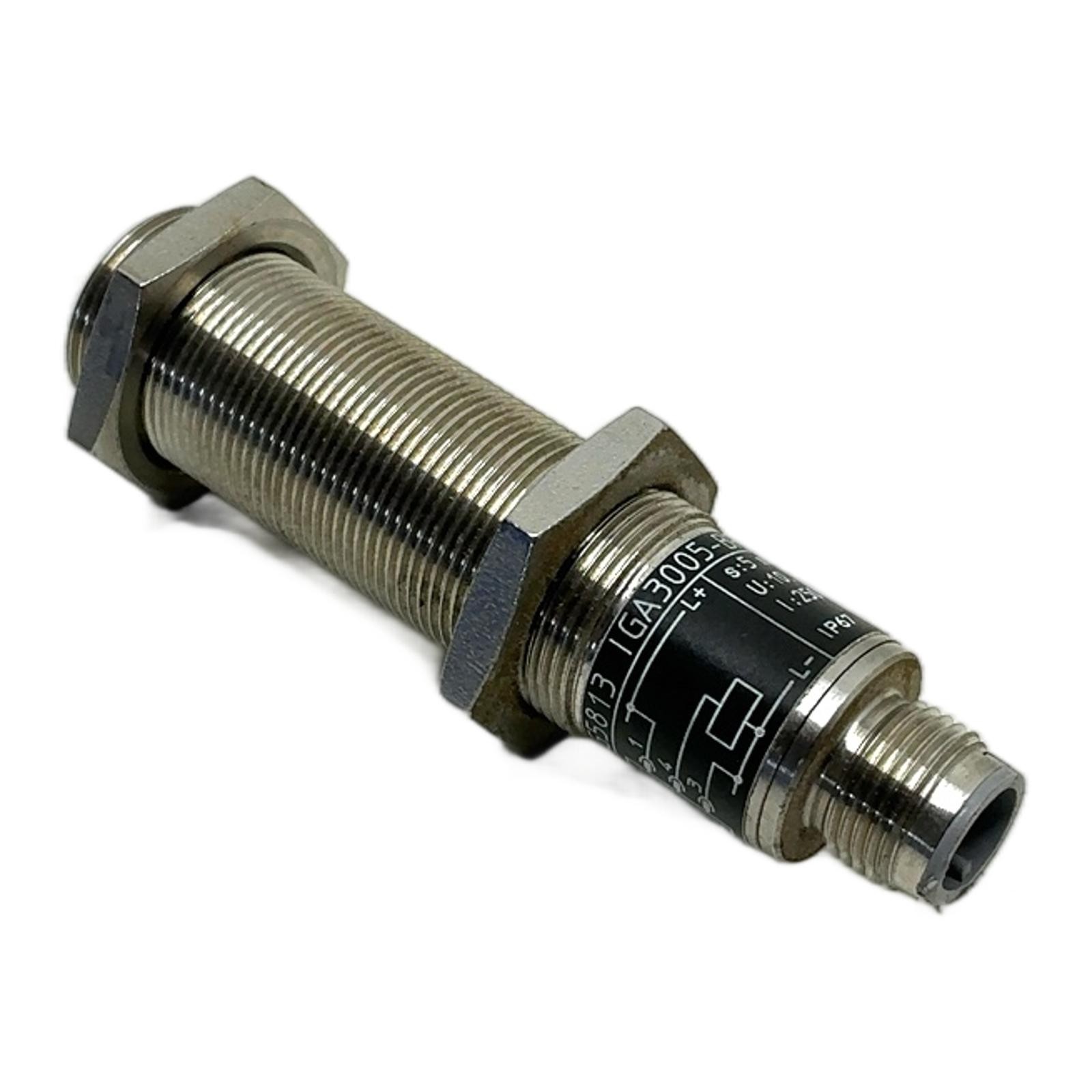 IGA3005-BPKG/V4A/US IG5813 IFM, ifm Inductive Proximity Sensor 5mm M30 ………