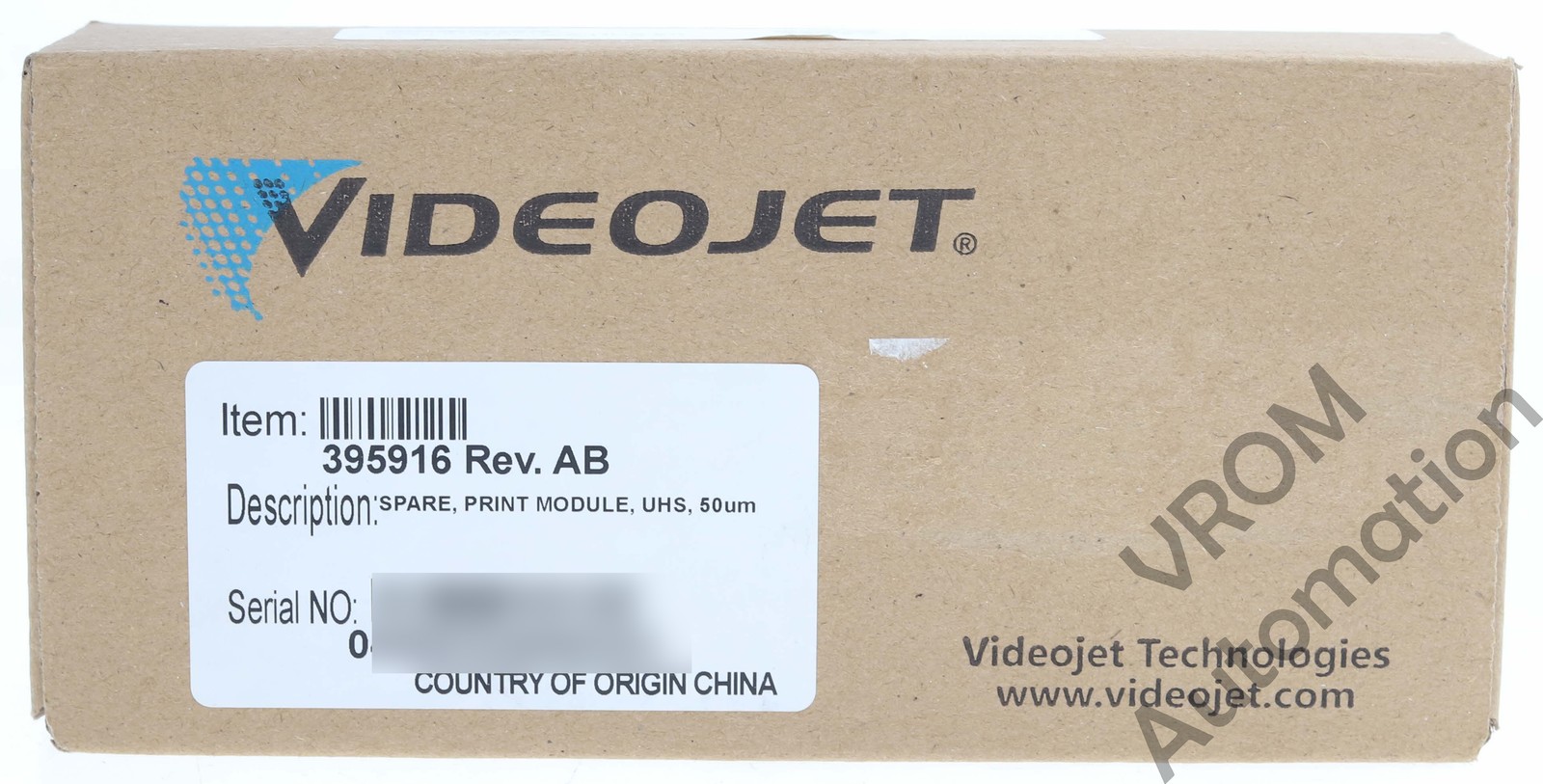 Surplus Sealed Videojet 395916 AB Print Module, UHS 50um