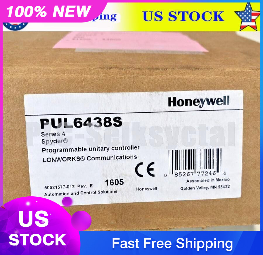 1PC PUL6438S Honeywell Series 4 Spyder Programmable Unitary Controller-Brand New