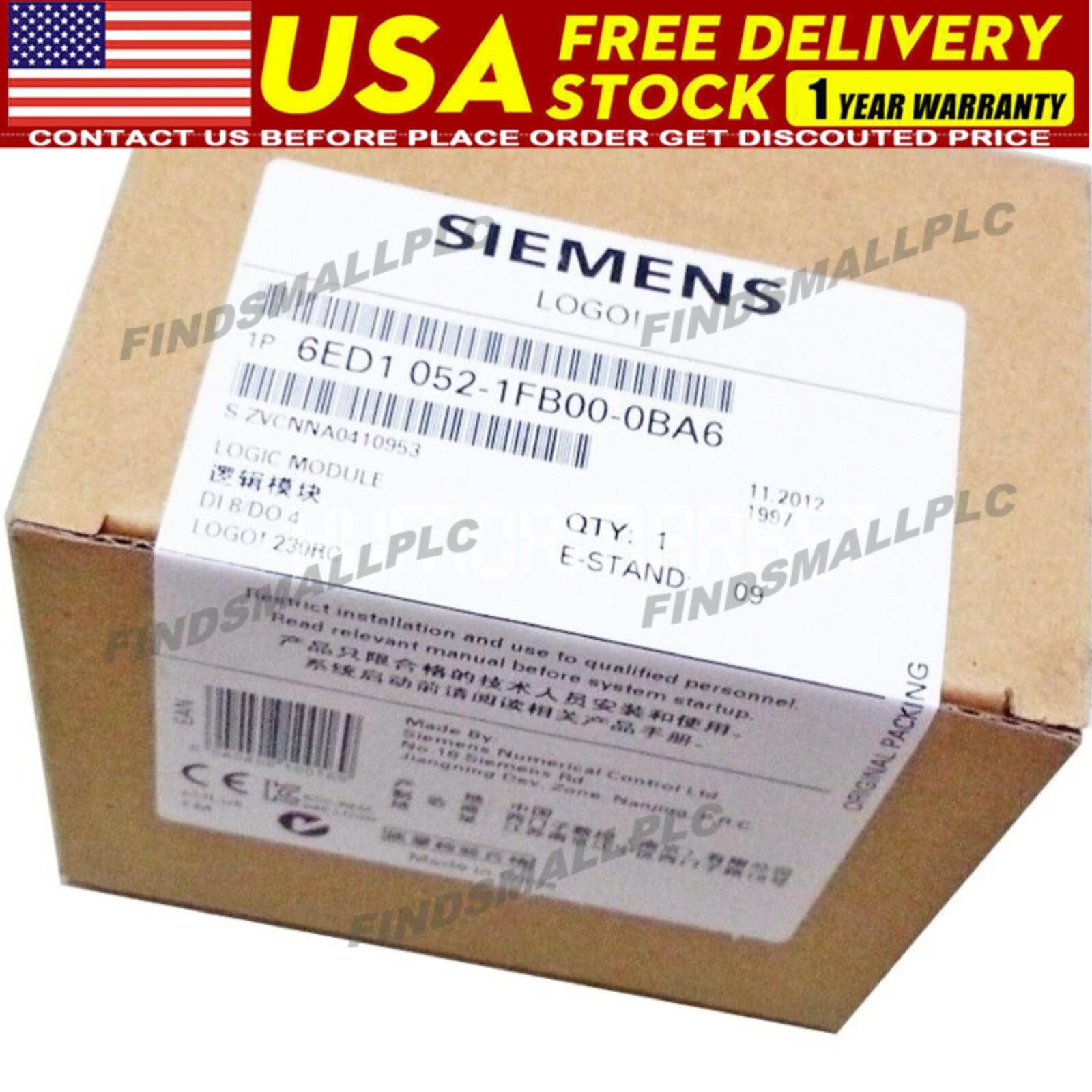 New Siemens LOGO 230 RC logic module 6ED1052-1FB00-0BA6 6ED1 052-1FB00-0BA6