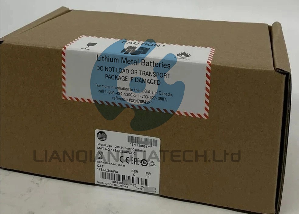 New Sealed Allen Bradley 1762-L24AWA SER C MicroLogix 1200 24 Pt Controller