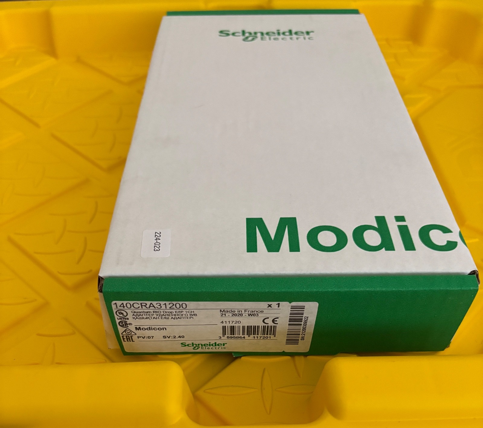 Schneider Electric Quantum 140CRA31200 Ethernet RIO Drop Adaptor New Sealed Box