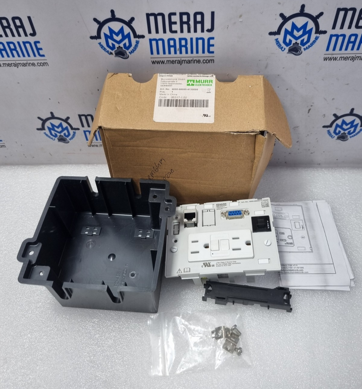 Murr Elektronik 4000-68000-4130000 Faceplate Enclosures Code 06317-1.02