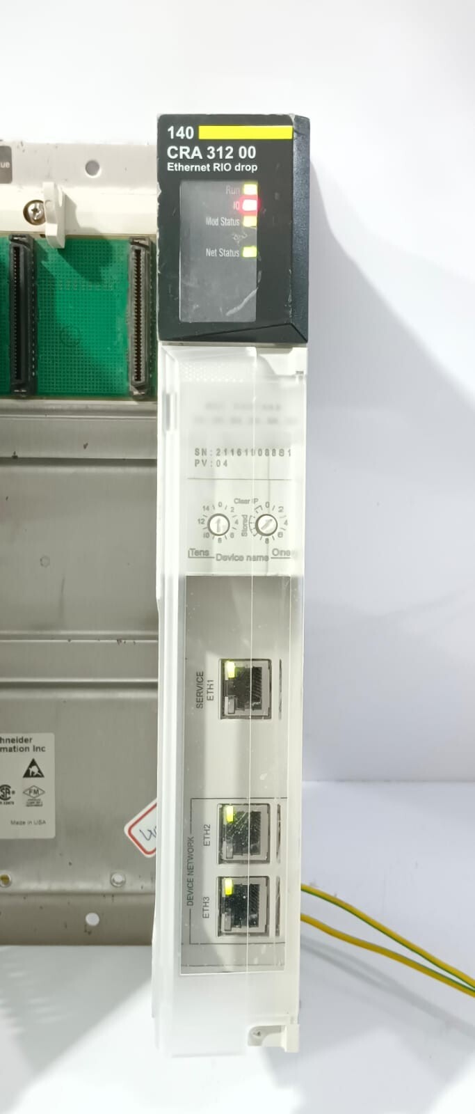 Schneider Electric 140CRA31200 Modicon Quantum RIO Drop E/IP 1CH adaptor