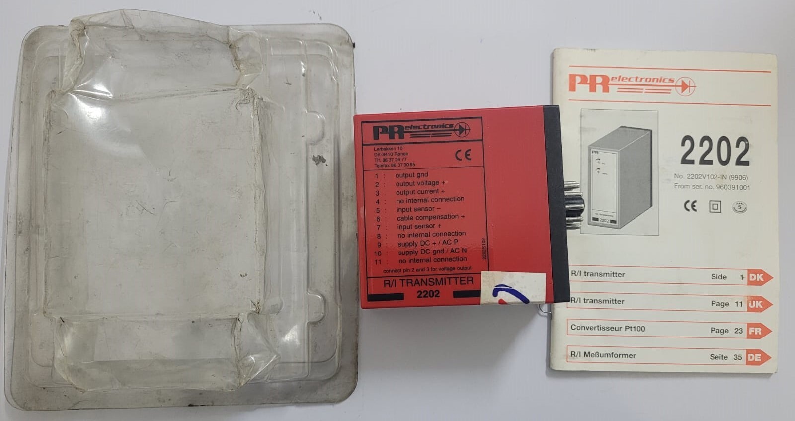 PR ELECTRONICS 2202 R/I TRANSMITTER FREE SHIPPING