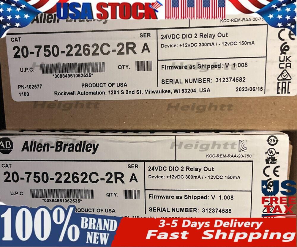 Allen-Bradley 20-750-2262C-2R PowerFlex 750 24V DC IO Option Module AB NEW