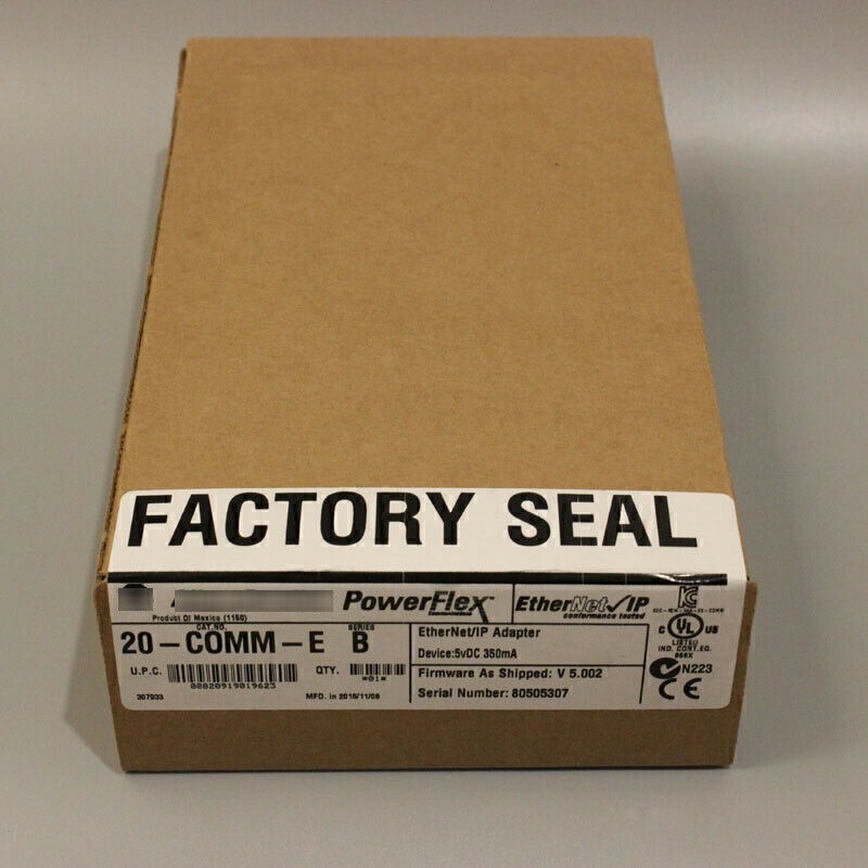 New Sealed NEW PLC 20-COMM-E SER B Ethernet / IP Adaptor US AB 20 COMM E