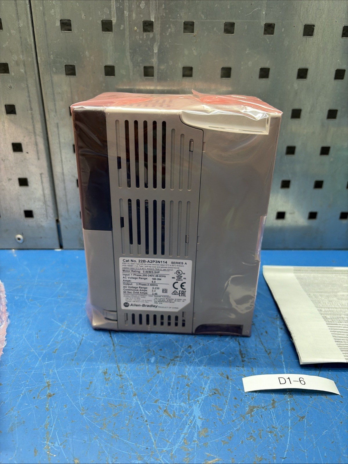 22B-A2P3N114 New PowerFlex 40- 0.4 kW (0.5 HP) AC Drive 22B-A2P3N114 Ser A NNB