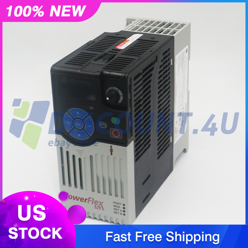 New AB Allen-Bradley 25B-D4P0N104 PowerFlex 525 1.5kW 2Hp AC Drive