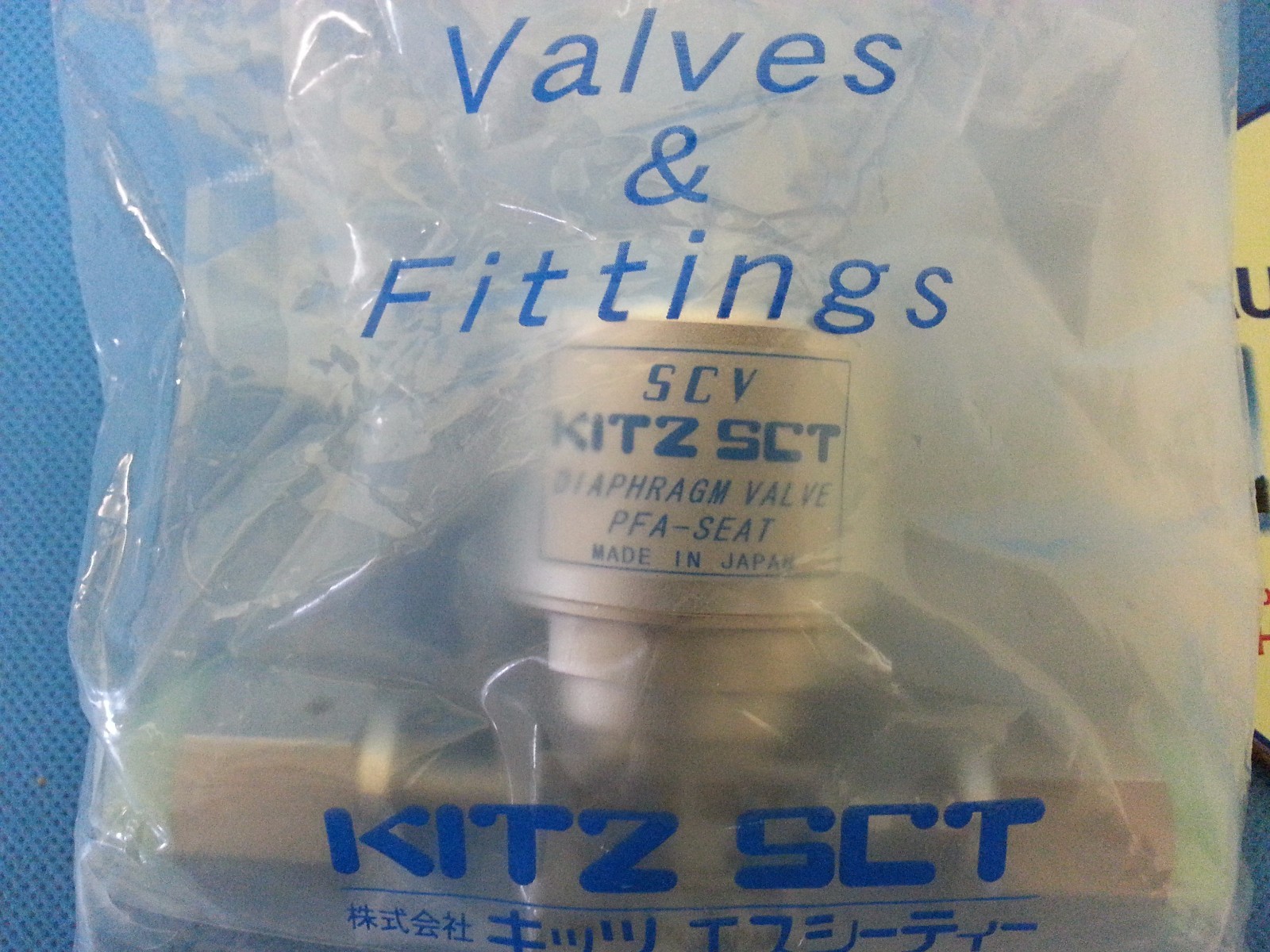 FREESHIPSAMEDAY SCV KD4CS-VFA-SEP-316LE DIAPHRAGM VALVE PFA-SEAT 71-03898-01