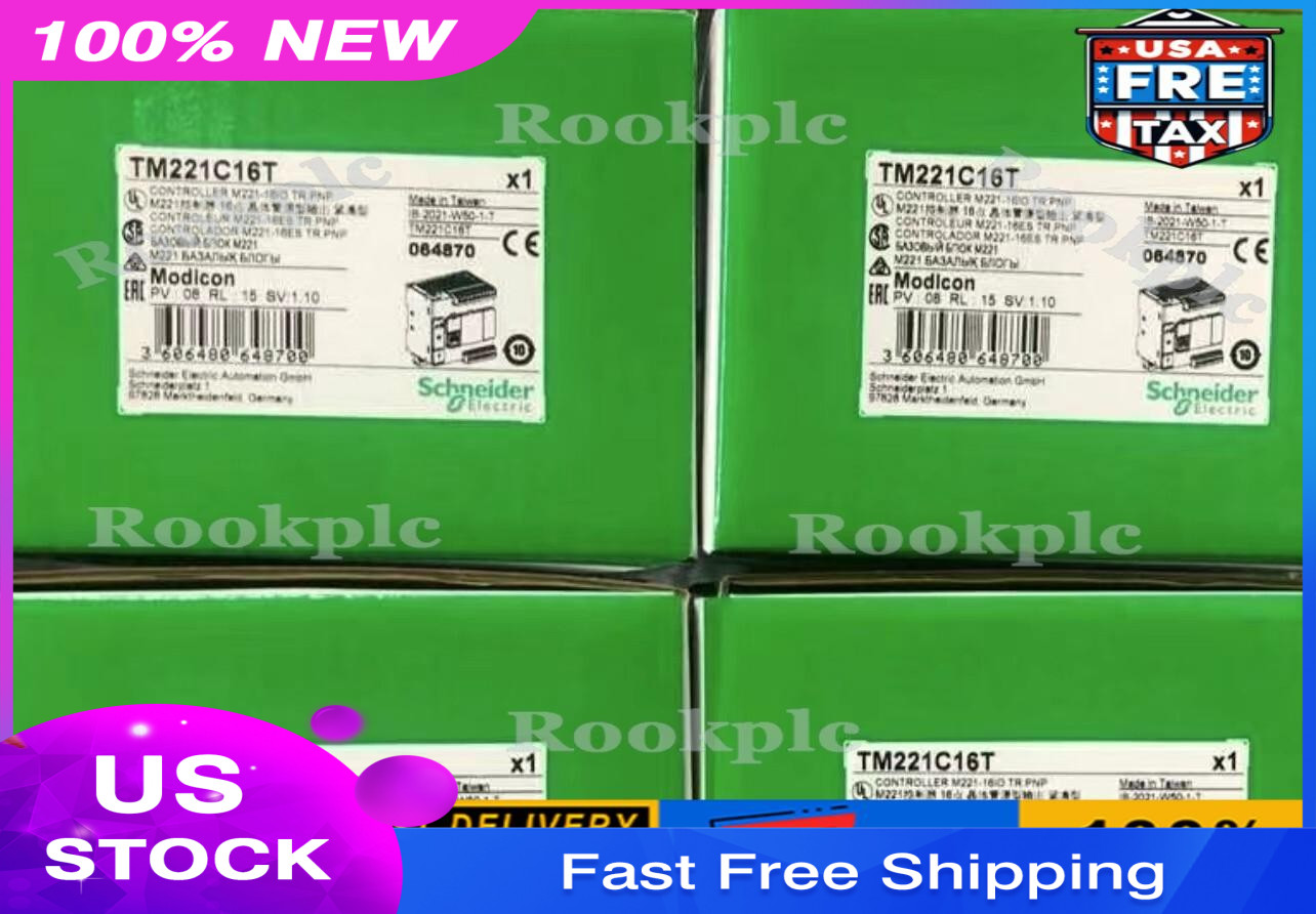 New Schneider TM221C16T PLC Module In Box Fast Ship 1PCS