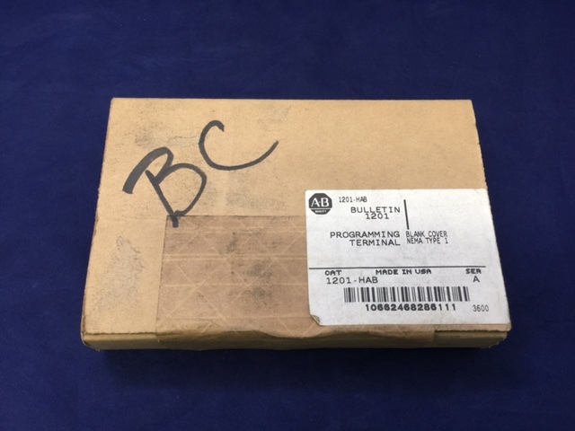 Allen Bradley 1201-HAB Blank Cover new in sealed box