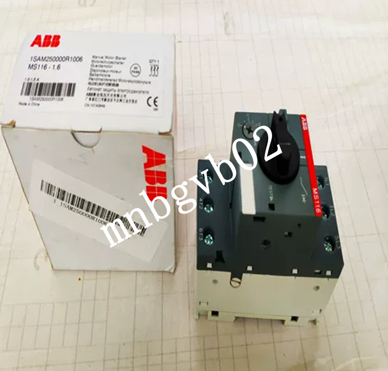 1PC New ABB circuit breaker protector MS116-1.6