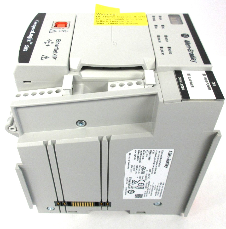 Allen-Bradley 5069-L320ER CompactLogix 5380 2MB Ethernet/IP Controller Mfd. 2018