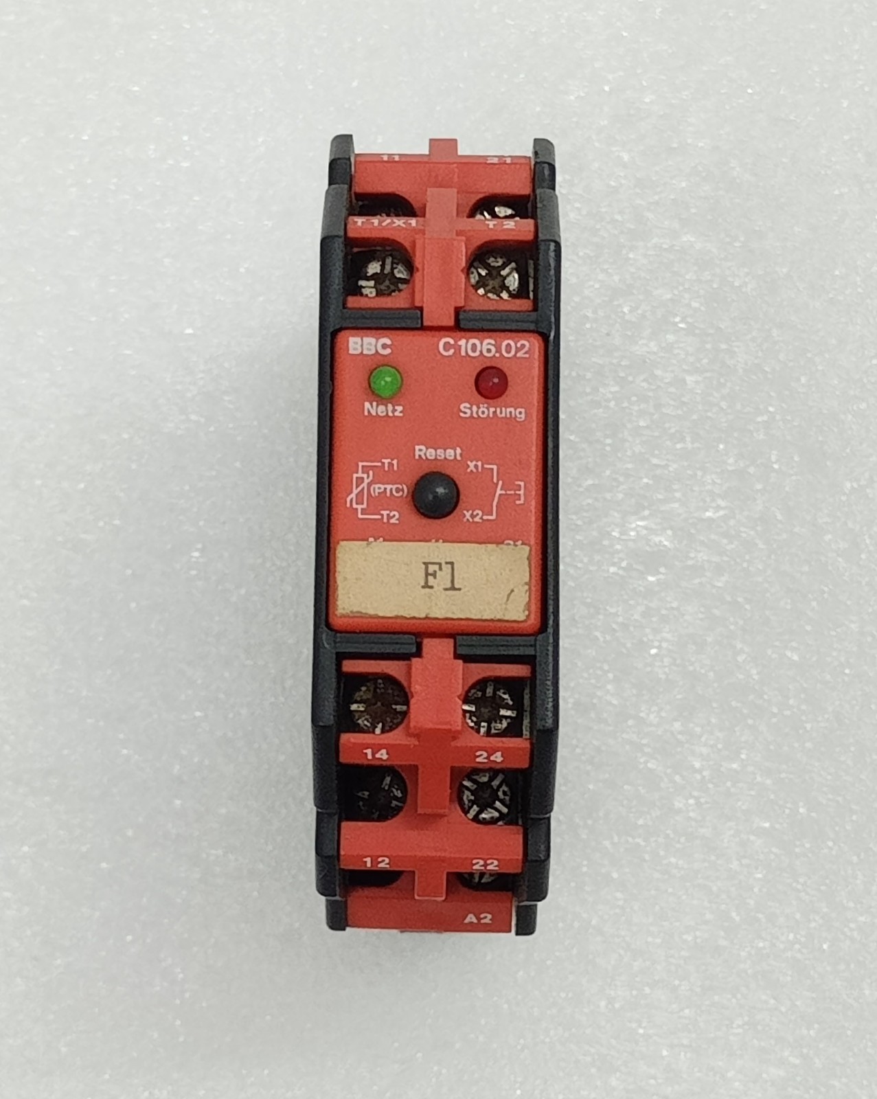 BBC C106.02 Relay Thermistor Unit / BBC Petercem VDE 0435 IGrC/250 C10602