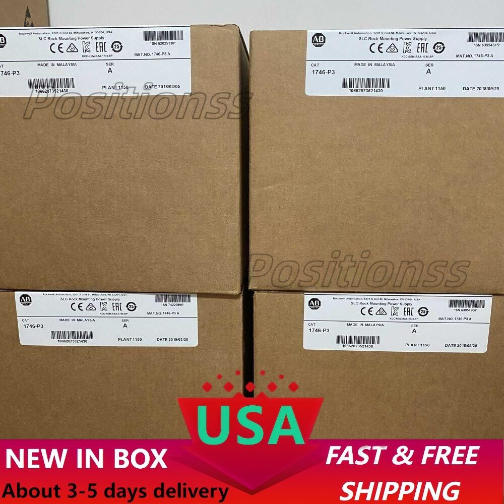 New Factory Sealed AB 1746-P3 /A SLC 500 Power Supply Module 1746P3