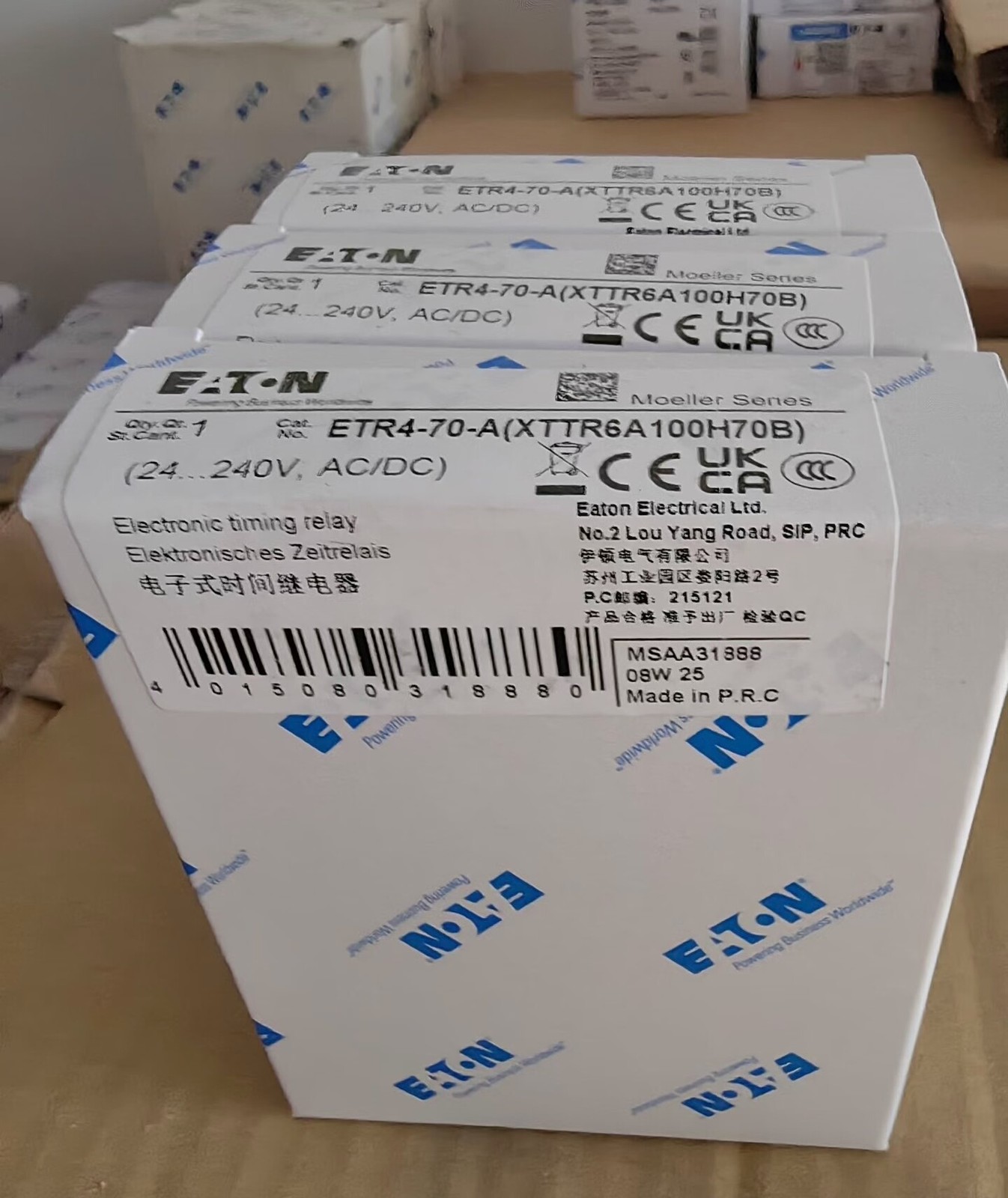 1PC NEW Eaton ETR4-70-A Timer Relay Expedited Shipping