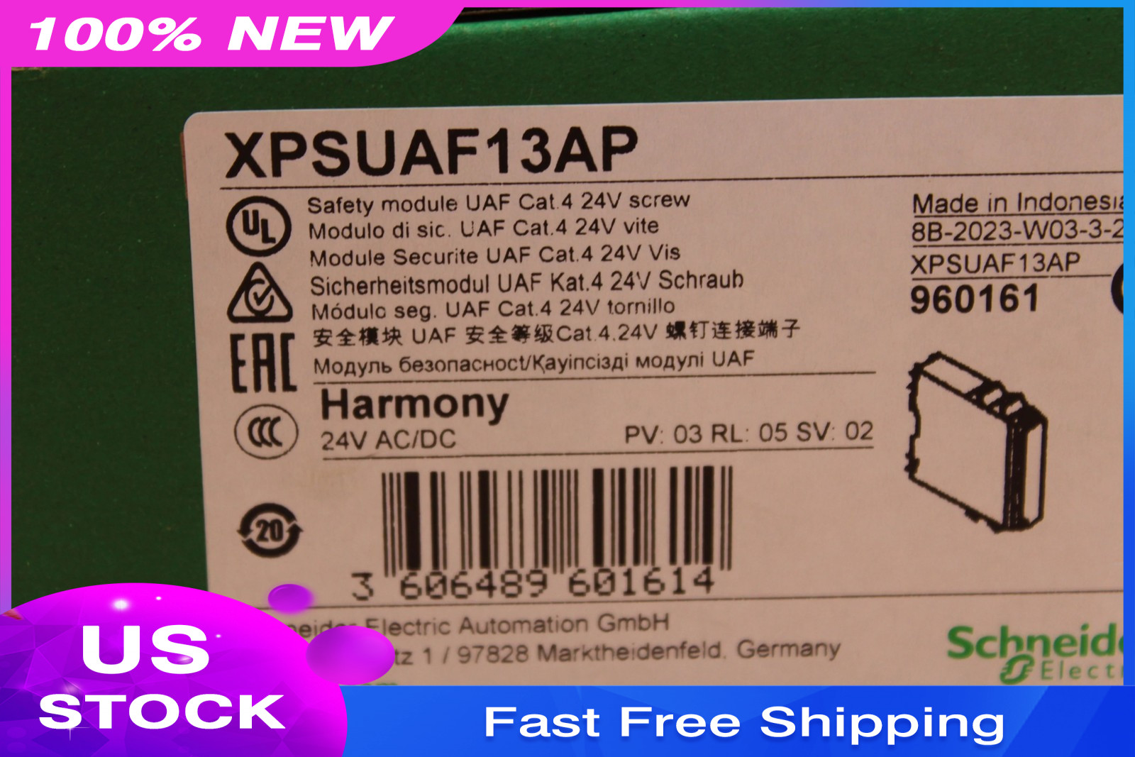 NEW | Schneider Electric | XPSUAF13AP |