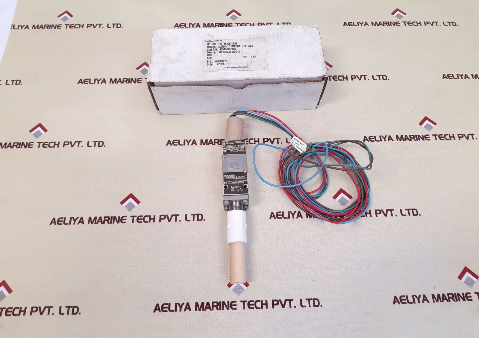 Itt Neo-dyn 132t4s426-012 adjustable temperature switch