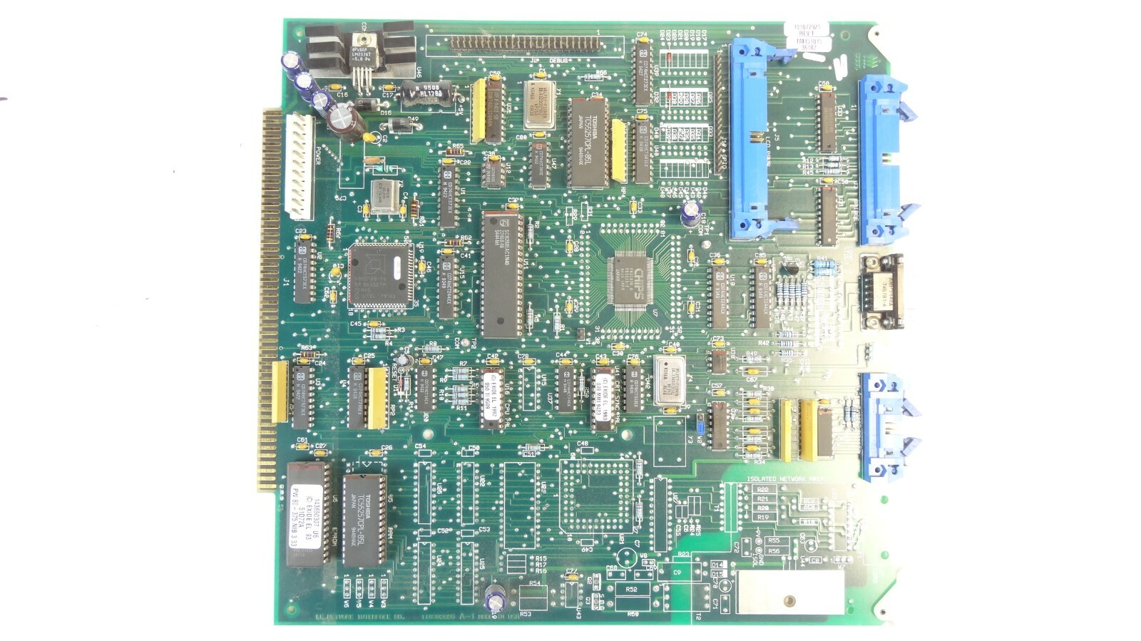 Powerware / Exide 101072921 Rev F EE Network Interface Board PCB Assembly