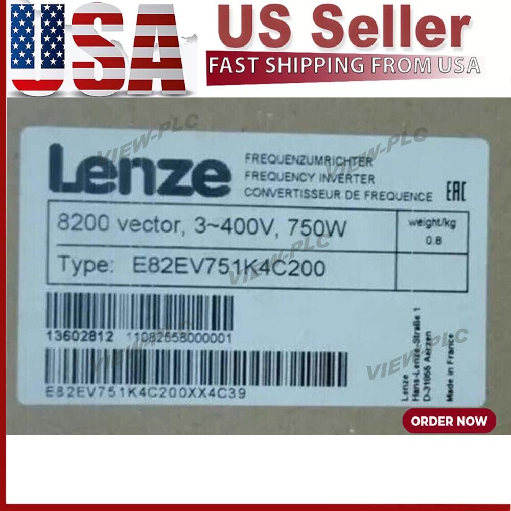 E82EV751K4C200 NEW LENZE E82EV751_4C200 Inverter 8200 Vector 0.75kW