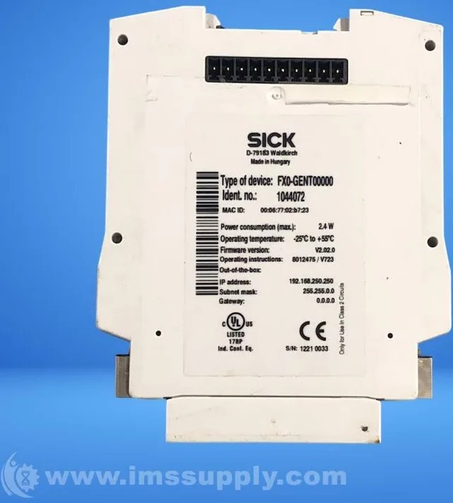 SICK FX0-GENT00000 1044072 SAFETY CONTROLLER