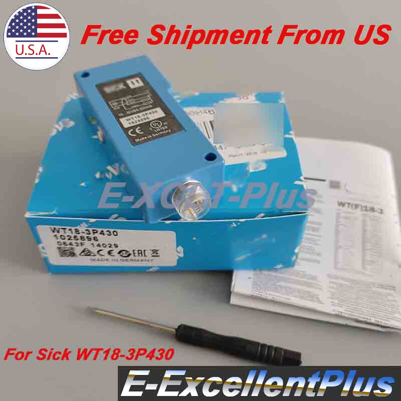 For Sick WT18-3P430 1025896 Photoelectric Proxinity Sensor Switch 10-30VDC PNP