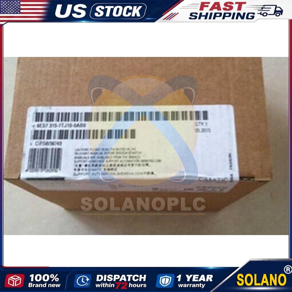 New Siemens S7-300 CPU 315T-3 PN/DP 6ES7315-7TJ10-0AB0 6ES7 315-7TJ10-0AB0