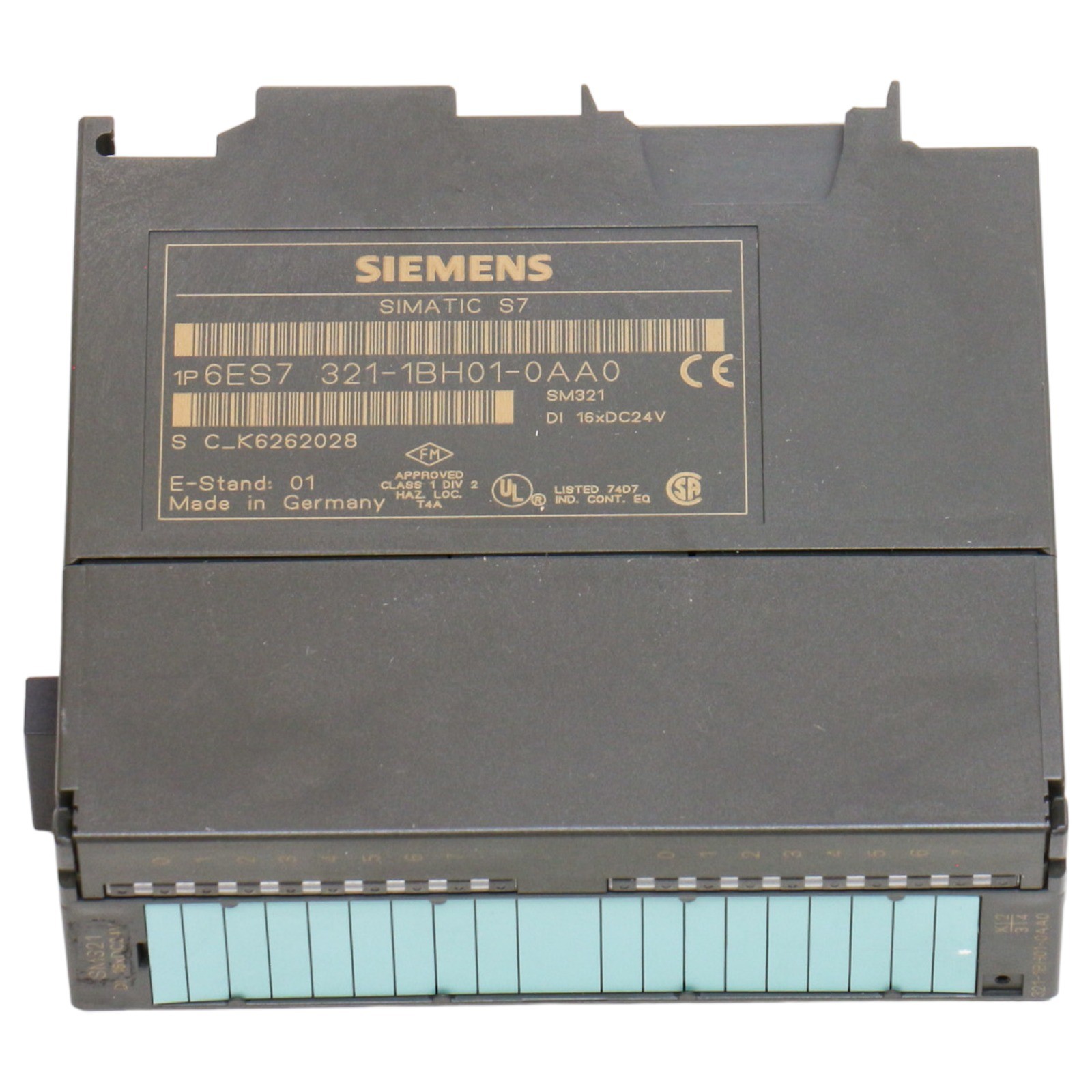 SIEMENS 6ES7321-1BH01-0AA0, 6ES73211BH010AA0, Simatic S 7-300, Digital Input …