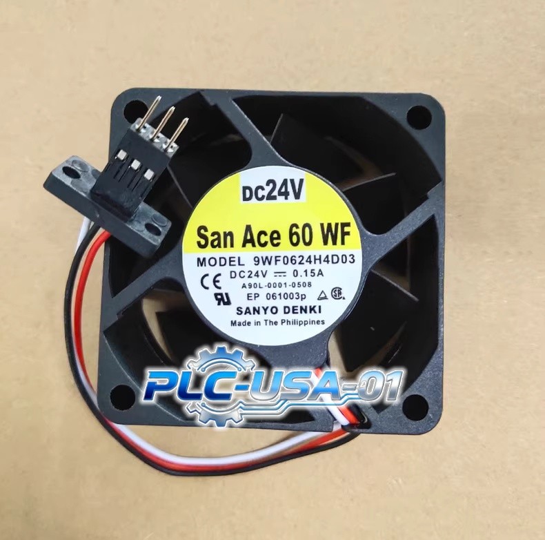 1PCS Brand New Sanyo 9WF0624H4D03 3-Pin 60*60*25mm 24V 0.15A 6CM Cooling Fan