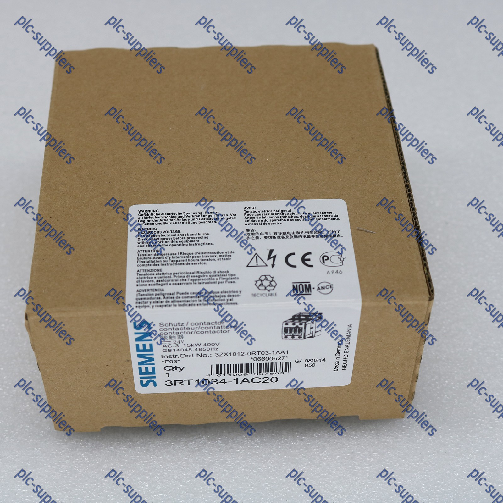 NEW 1PC For SIEMENS Contactor 3RT1034-1AC20 3RT10341AC20