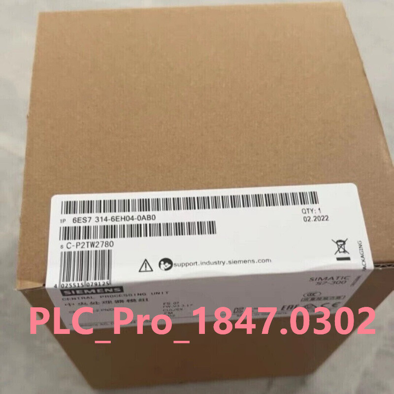 6ES7314-6EH04-0AB0 1PCS New Siemens Module 6ES7 314-6EH04-0AB0 Fast ship