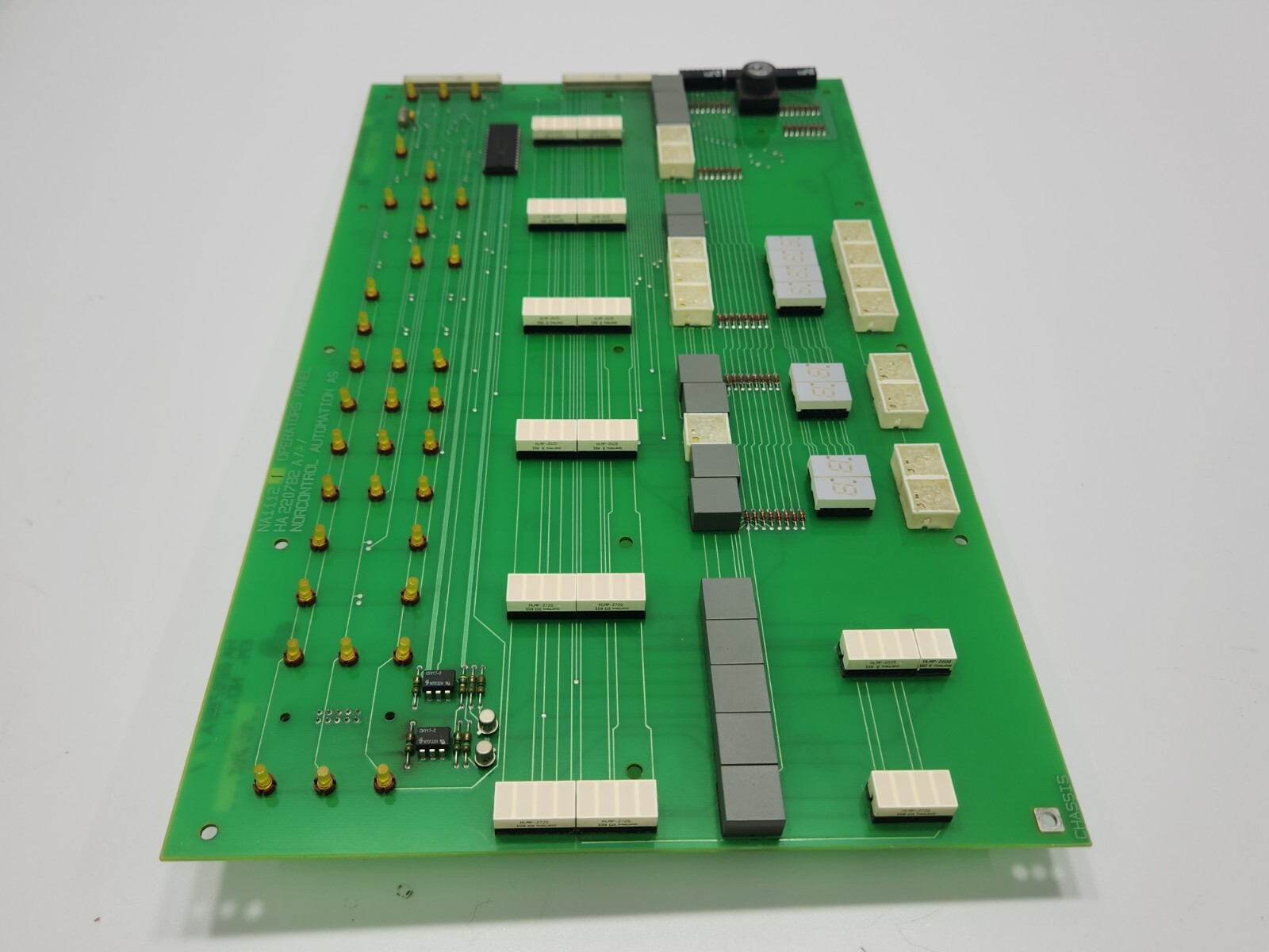NORCONTROL NA1112.1 OPERATORS PANEL CARD HA220782A/A/