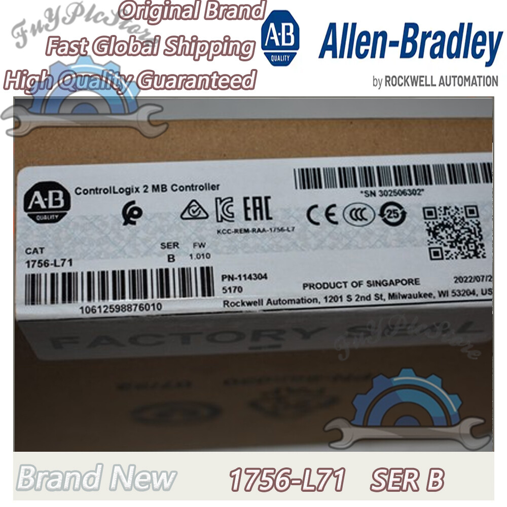 Allen Bradley 1756-L71 Ser B Brand New Quality Guaranteed Free Ship