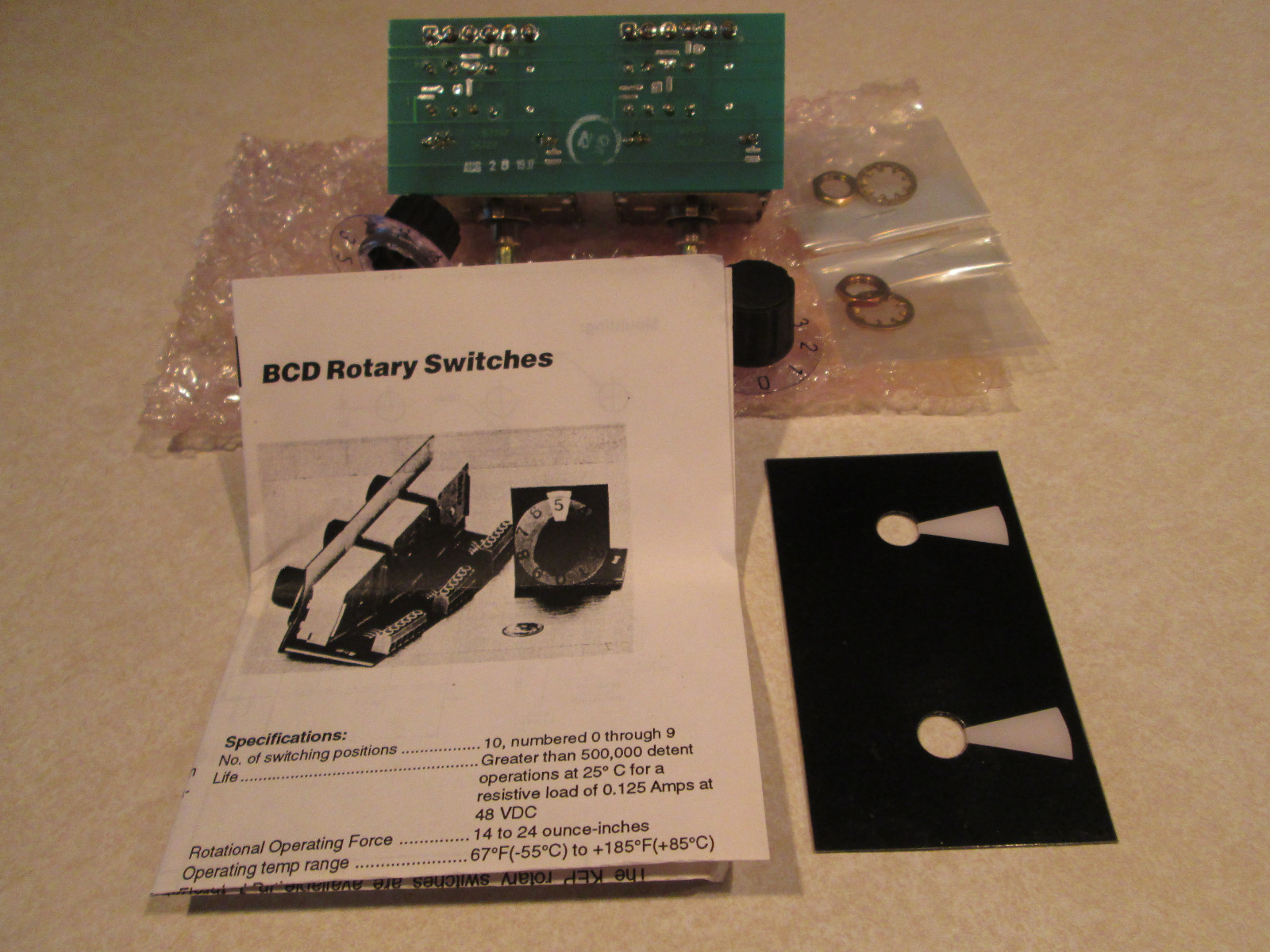 KEP RSW-02-1 RSW ROTARY BCD SWITCH RSW021 (NEW)