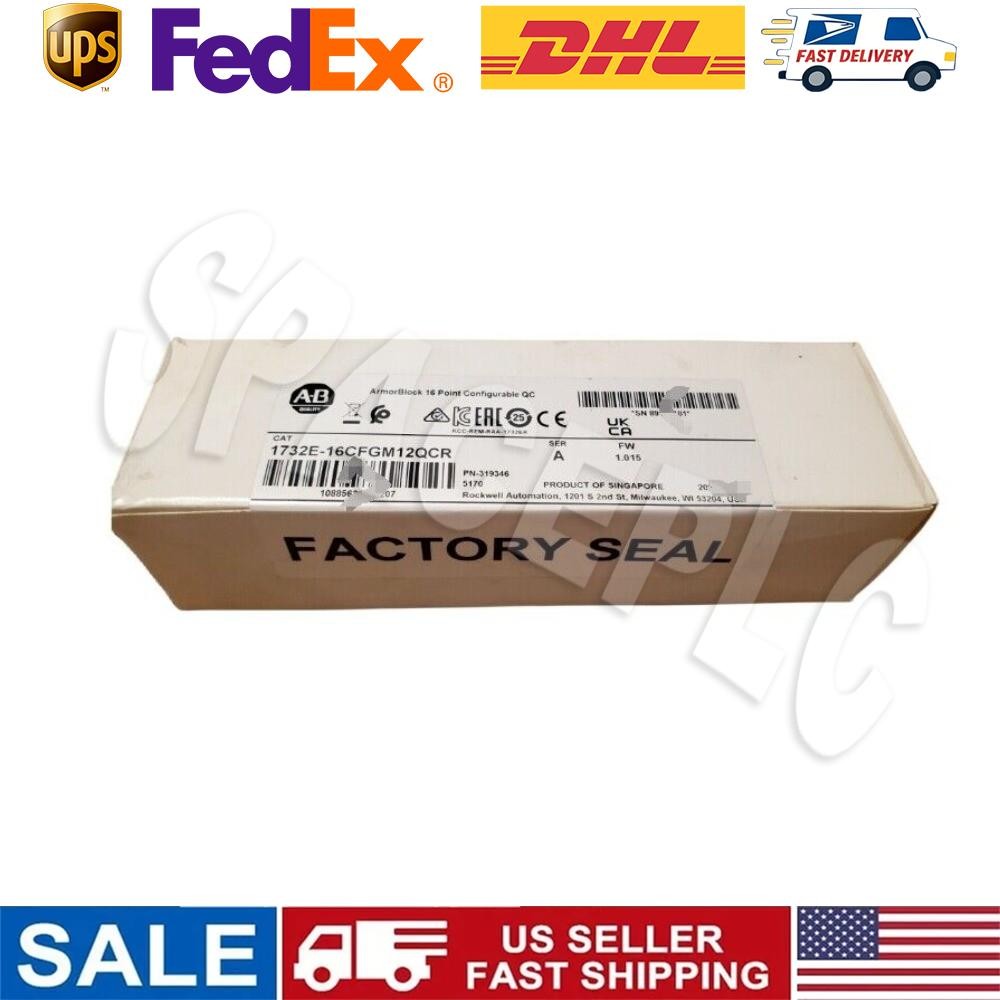 AB 1732E-16CFGM12QCR Allen-Bradley Armor Block Factory Sealed Box US Free Tax