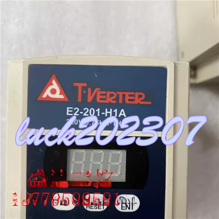 1PC USED Taian Inverter E2-201-H1F E2-201-H1A 220V 0.75KW #YY