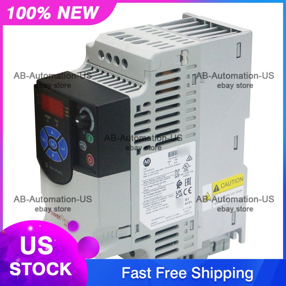 22F-D4P2N103 PowerFlex 4M- 1.5 kW (2 HP) AC Drive IP20 (Open) Allen Bradley