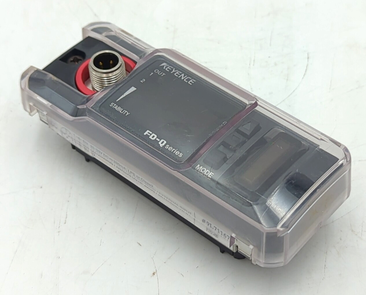 Keyence FD-Q50C clamp on flow meter 1-1/2 ” to 2″ pipe for various liquids Used