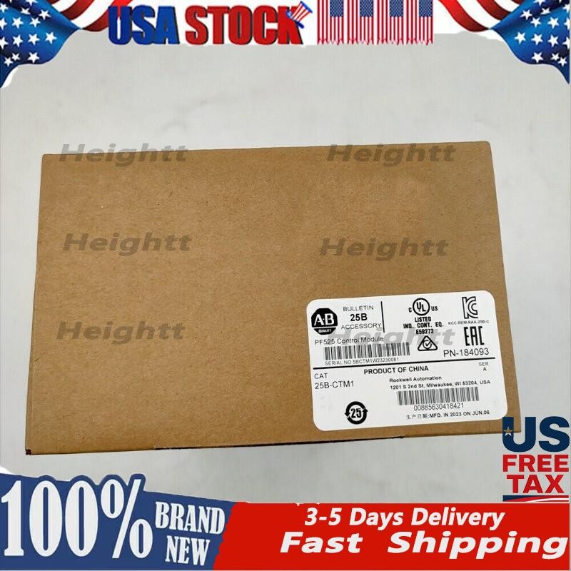 25B-CTM1 PowerFlex 525 Control Module New AB Factory Original Sealed Box 25BCTM1