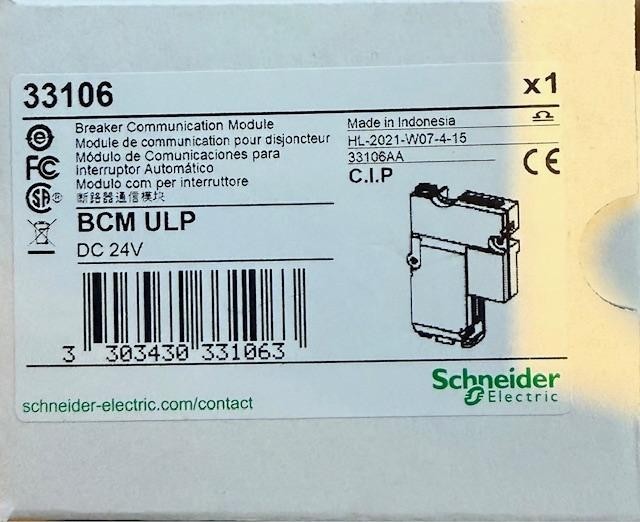 New SCHNEIDER 33106 BCM ULP BREAKER COMMUNICATION MODULE FOR MASTERPACT NW , NT