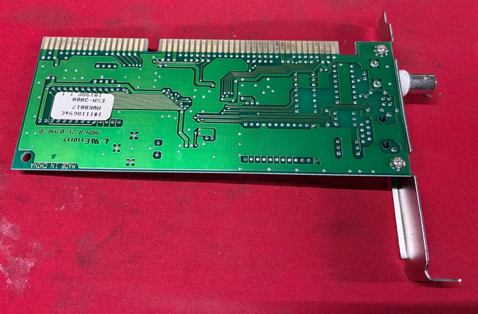 SMC ISA NETWORK CARD 8EAISA01.0D2, KA2APC260P0 REV-D2