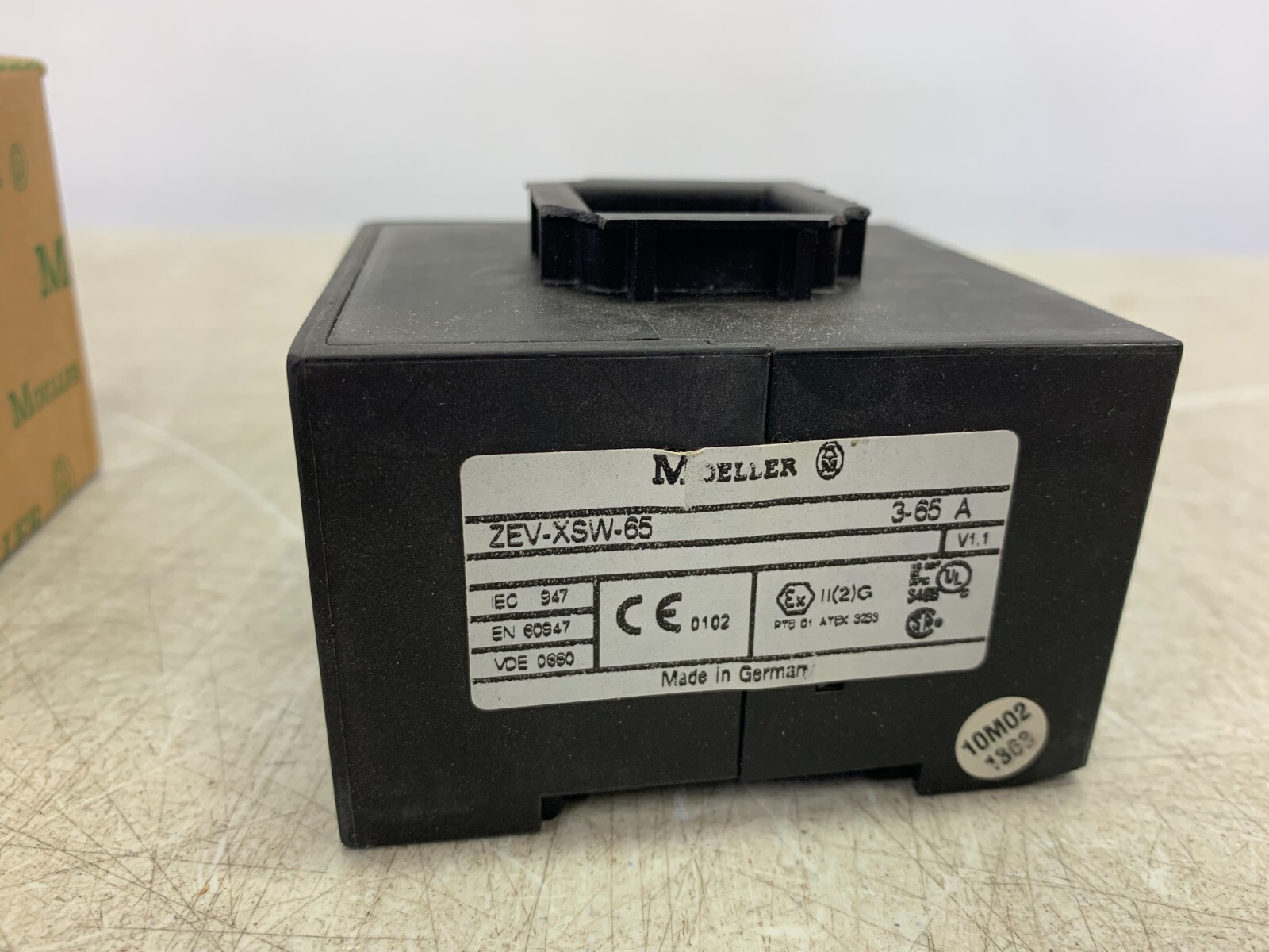 EATON 232592 Moeller ZEV-XSW-65 Overloard Relay Current Sensor 3-65A with ZEV