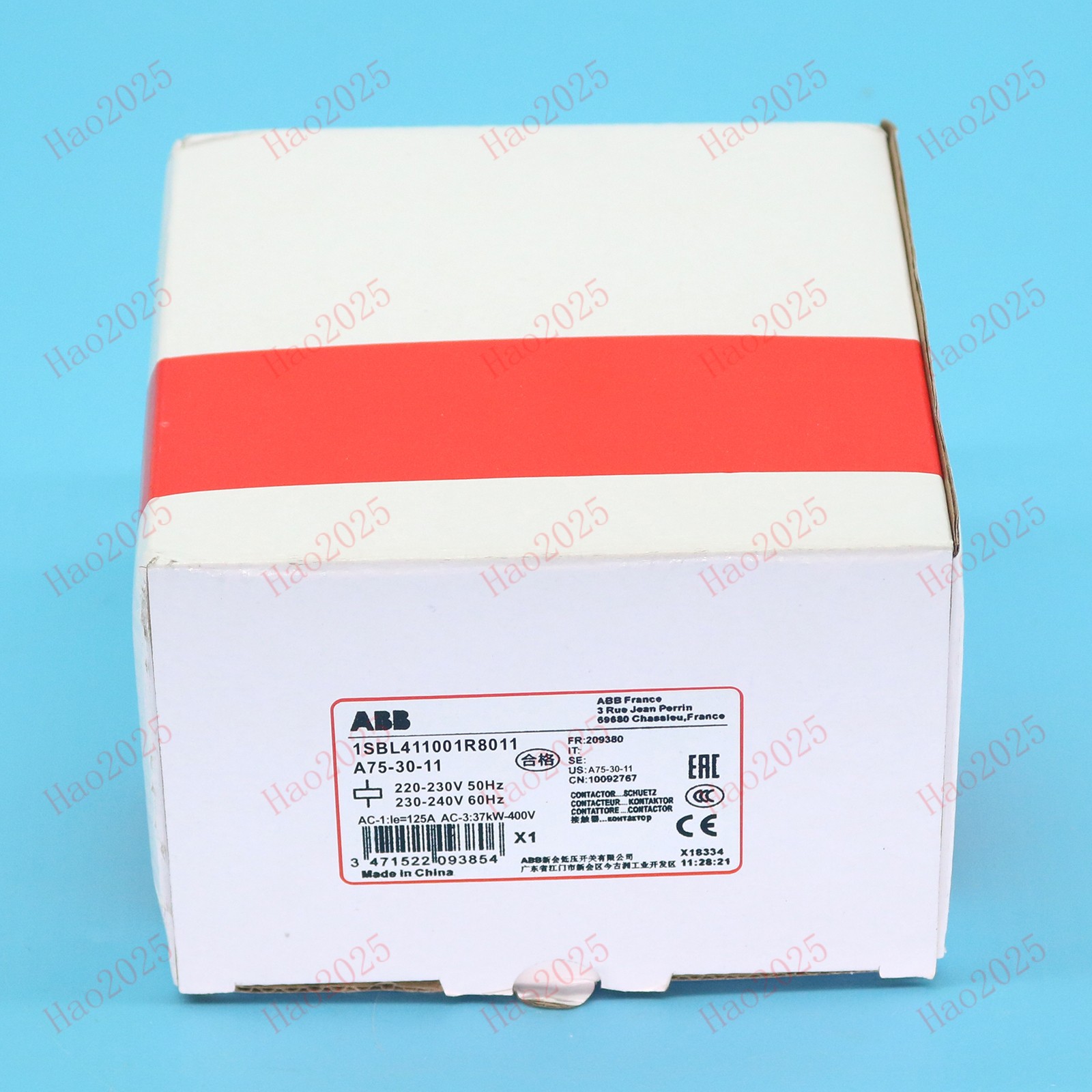 A75-30-11 1SBL411001R8011 220V New Contactor DHL SHIPPING