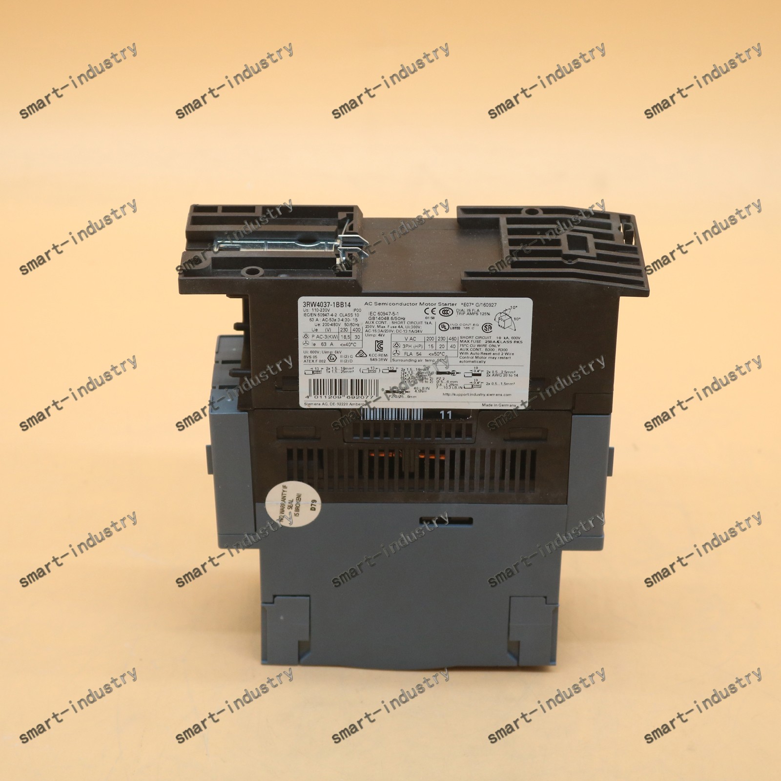 NEW SIEMENS In Box soft starter 3RW4037-1BB14 3RW40371BB14 30KW FAST SHIP
