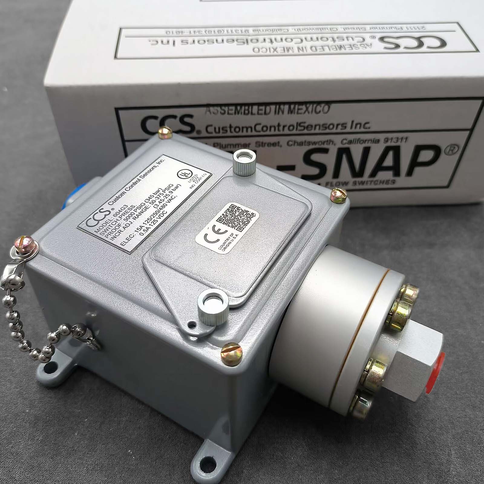 Brand New CCS pressure switch 604G3 345bar 0.5A 125VDC