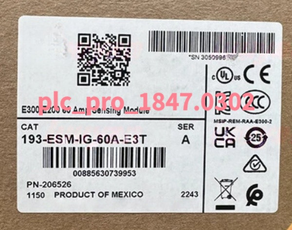 193-ESM-IG-60A-E3T 1PCS New AB 193-ESM-IG-60A-E3T SER A Fast ship