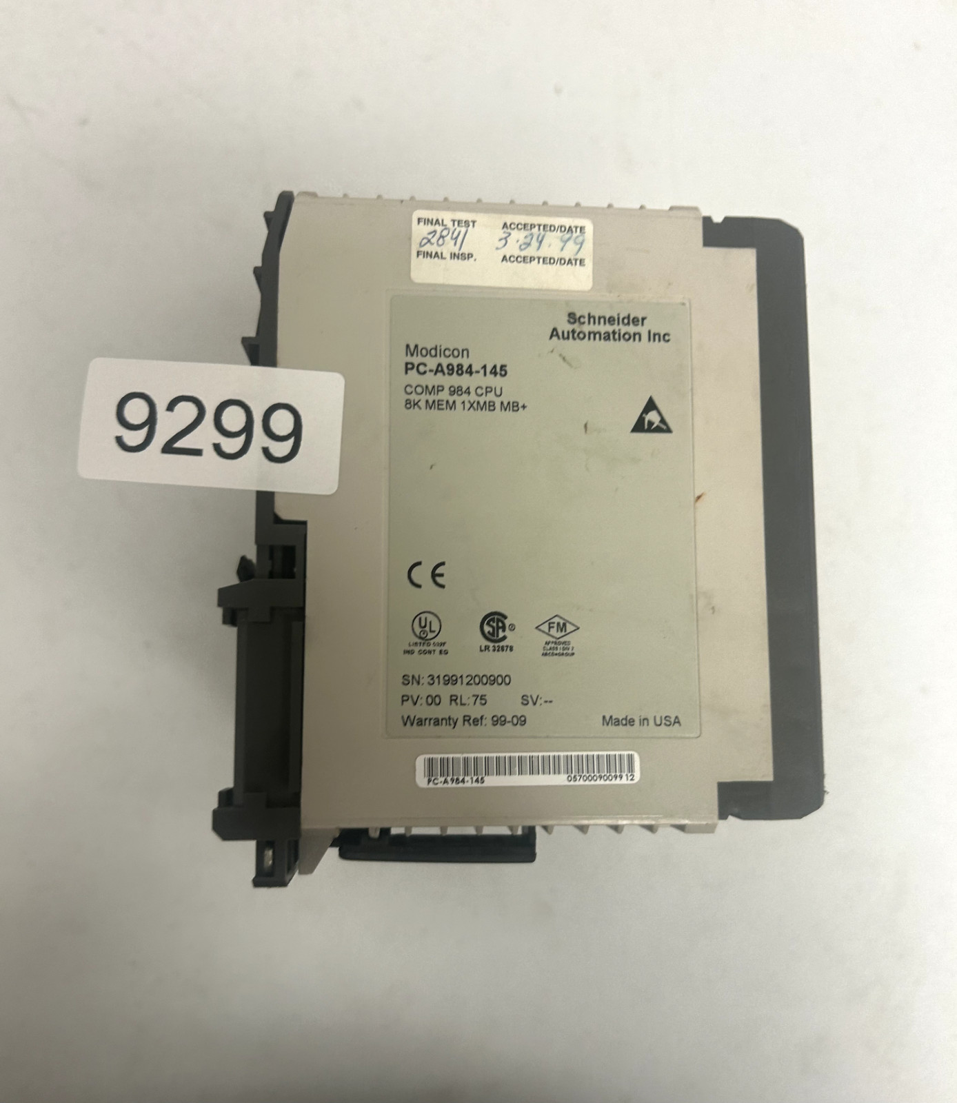 Schneider Automation PC-A984-145 Processor Module